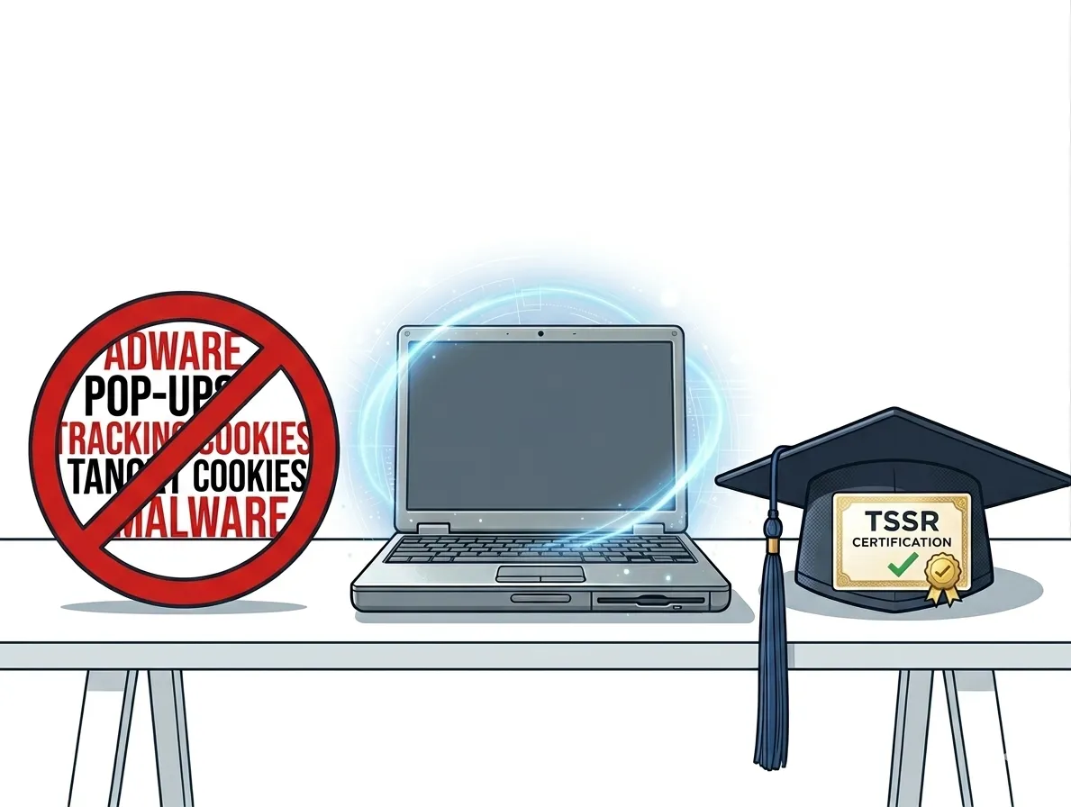 Technicien TSSR diplômé — maintenance informatique sans malwares