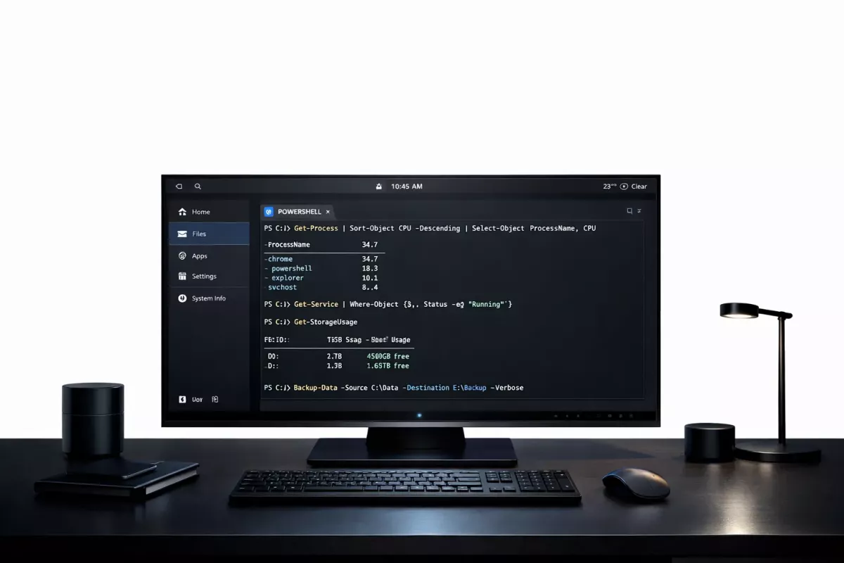 Configuration Atlas OS et scripts PowerShell pour PC haute performance