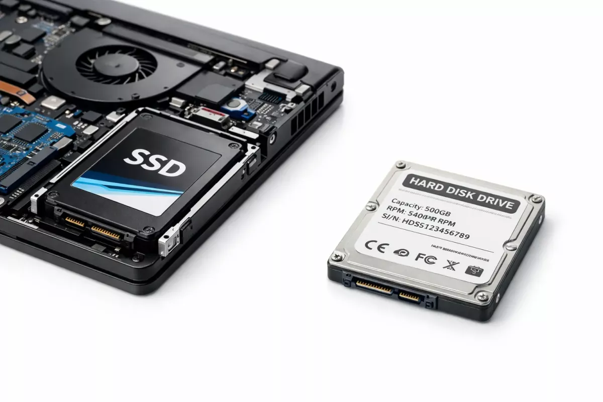 Remplacement du disque dur par un SSD pour décupler la vitesse de chargement